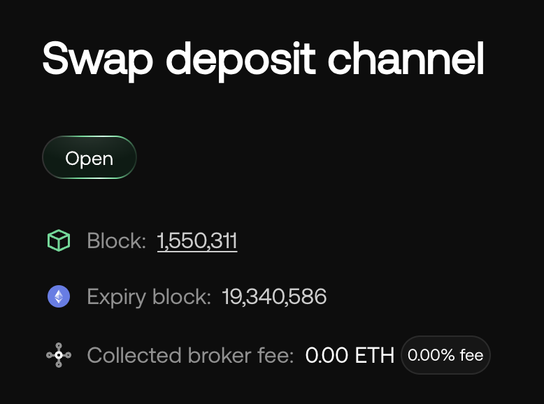 swapping broker fee